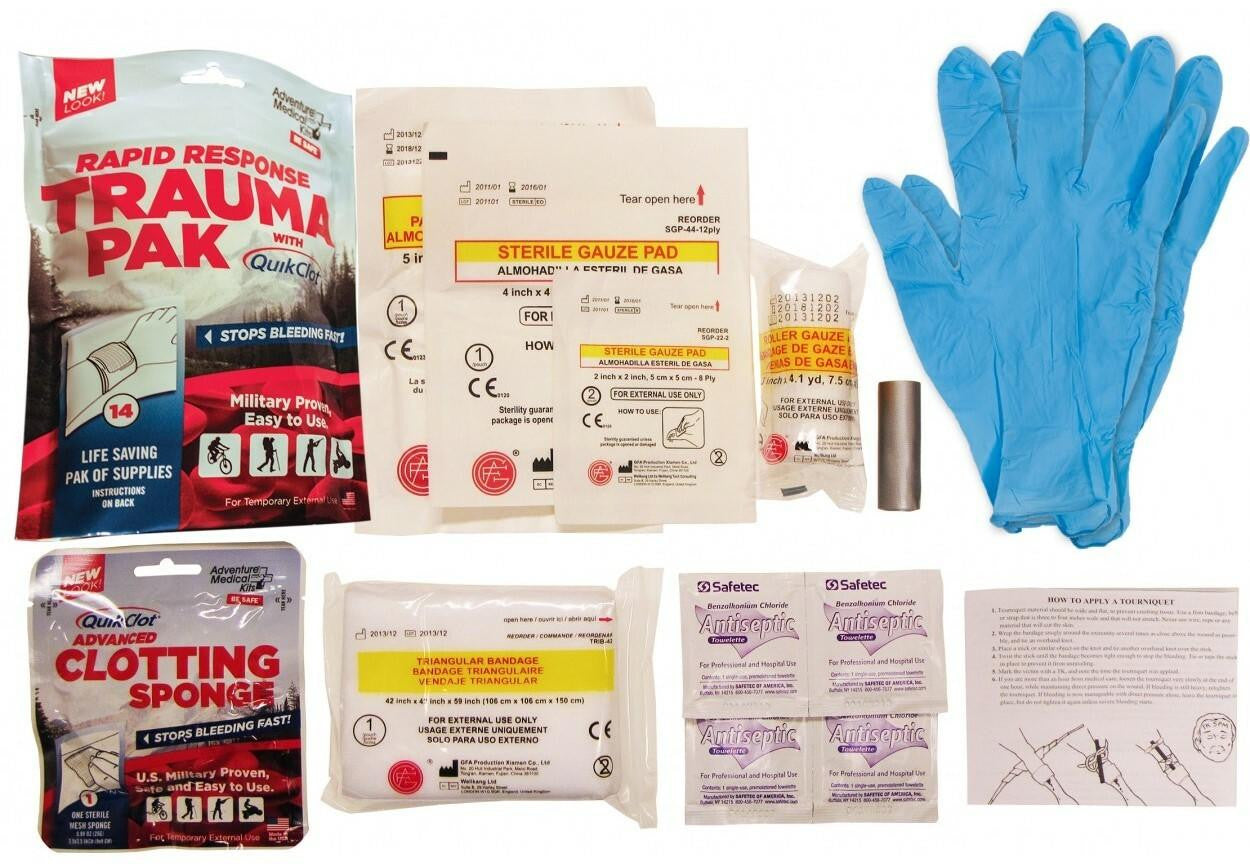 Adventure Medical Kits Rapid Response Trauma Pack With QuikClot 2064-0294