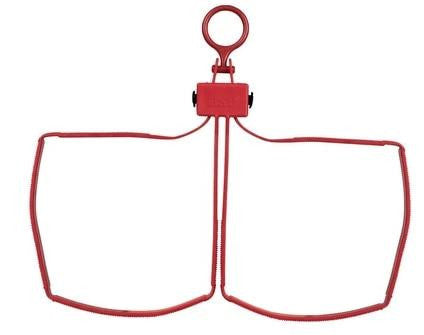 ASP Products Red Training Tri-Fold Restraints - 6 Pack - 56191