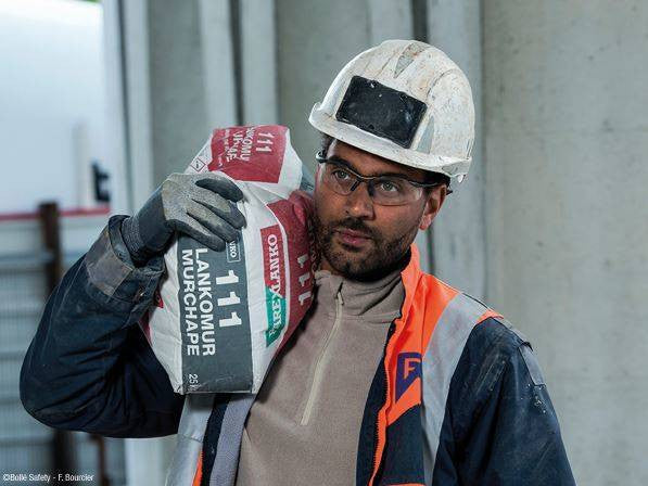 Bolle Contour Safety Glasses With Clear PC ASAF Lenses