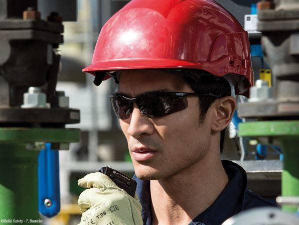 Bolle Contour Safety Glasses With Smoke PC ASAF Lenses