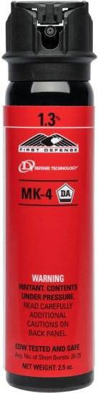 Defense Technology First Defense 1.3% MK-4 Gel OC Aerosol
