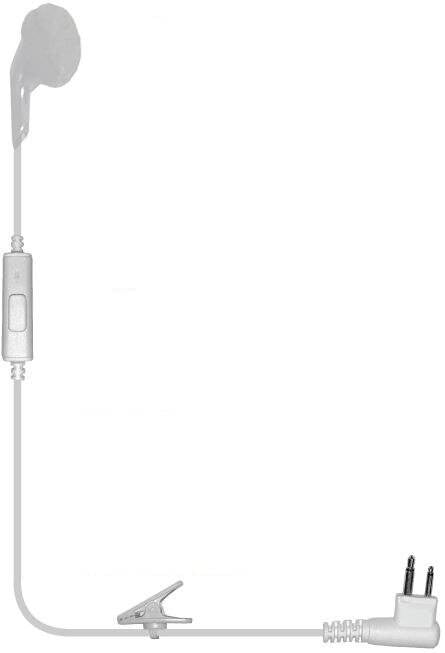 Earphone Connection IBud PTT Single Earbud Surveillance Kit