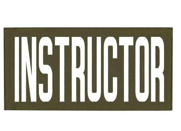 Hero's Pride Instructor Tactical Chest And Back Patch Set