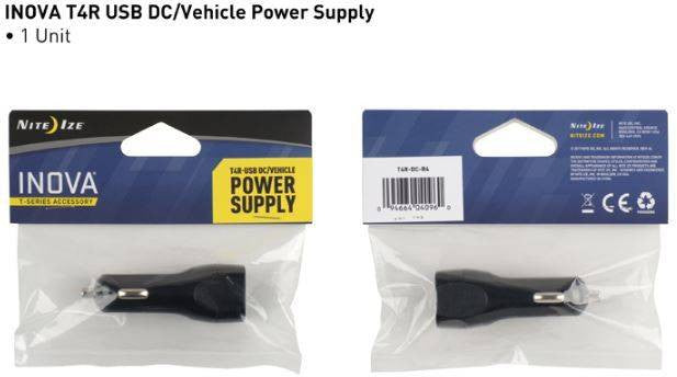 Inova T4R USB DC/Vehicle Power Supply