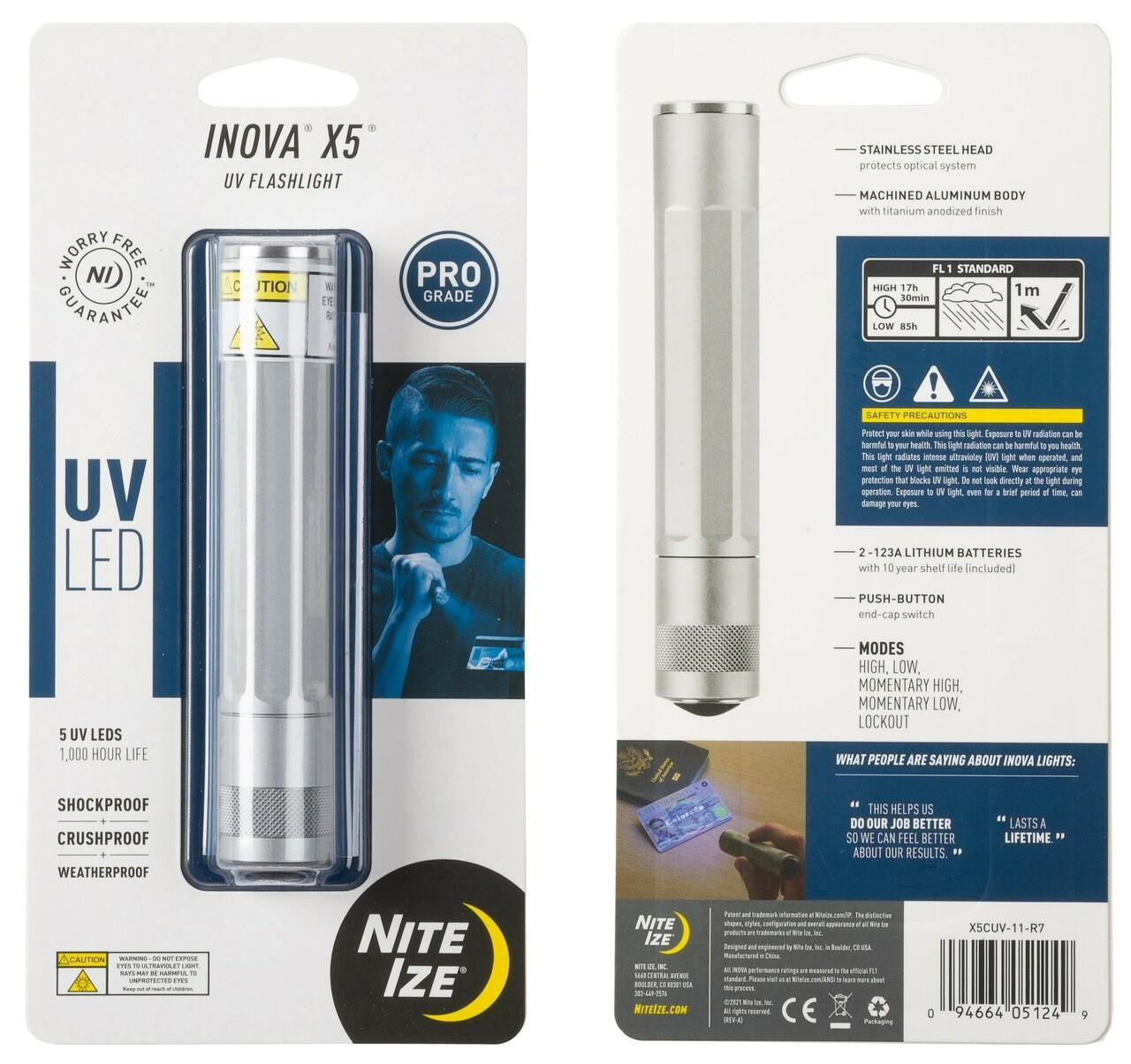 Inova X5 UV LED Flashlight