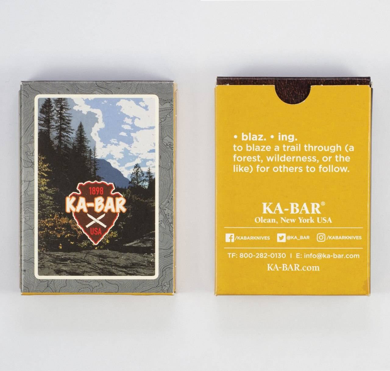 Ka-Bar Knives Water Resistant Playing Cards