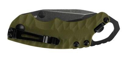 Kershaw Olive Shuffle II Olive Tanto Blade Folding Knife 8750