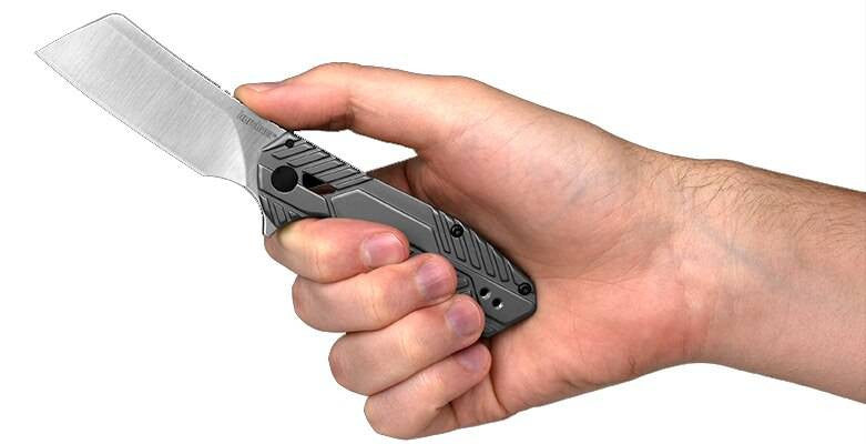 Kershaw Static Cleaver Blade Folding Knife 3445
