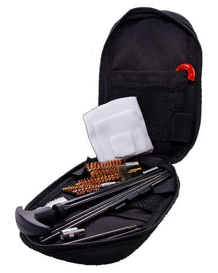 KleenBore Black Pouch - 3 Gun Tactical Kit 5.56/9mm/12 Gauge
