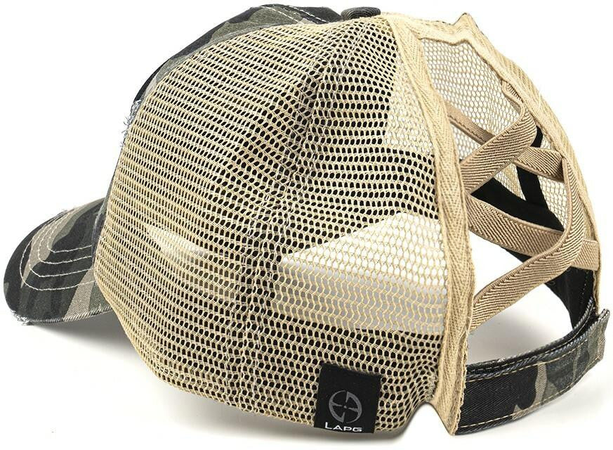 LA Police Gear Pony Tail Heart Hat