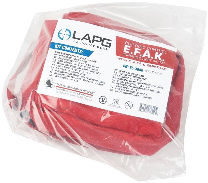 LAPG NAR Bleeding Control E.F.A.K. W/CAT + QuikClot