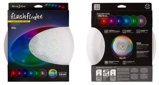 Nite Ize Flashflight Light Up Flying Disc - Disc-O Select