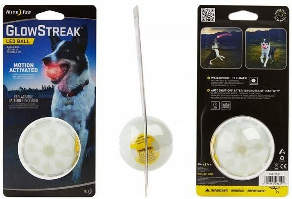 Nite Ize GlowStreak LED Ball Red