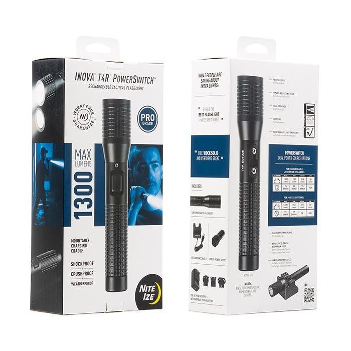 Nite Ize INOVA T4R PowerSwitch Rechargeable Tactical Flashlight