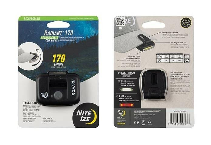 Nite Ize Radiant 170 Rechargeable Clip Light
