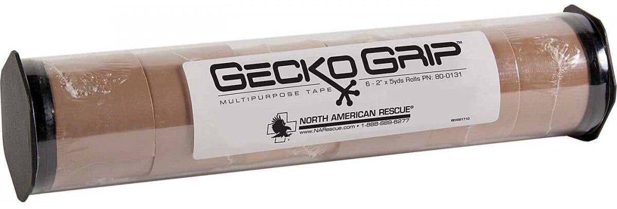 North American Rescue Gecki Grip Multi-Purpose Tape (6 Per Pack) - Tan