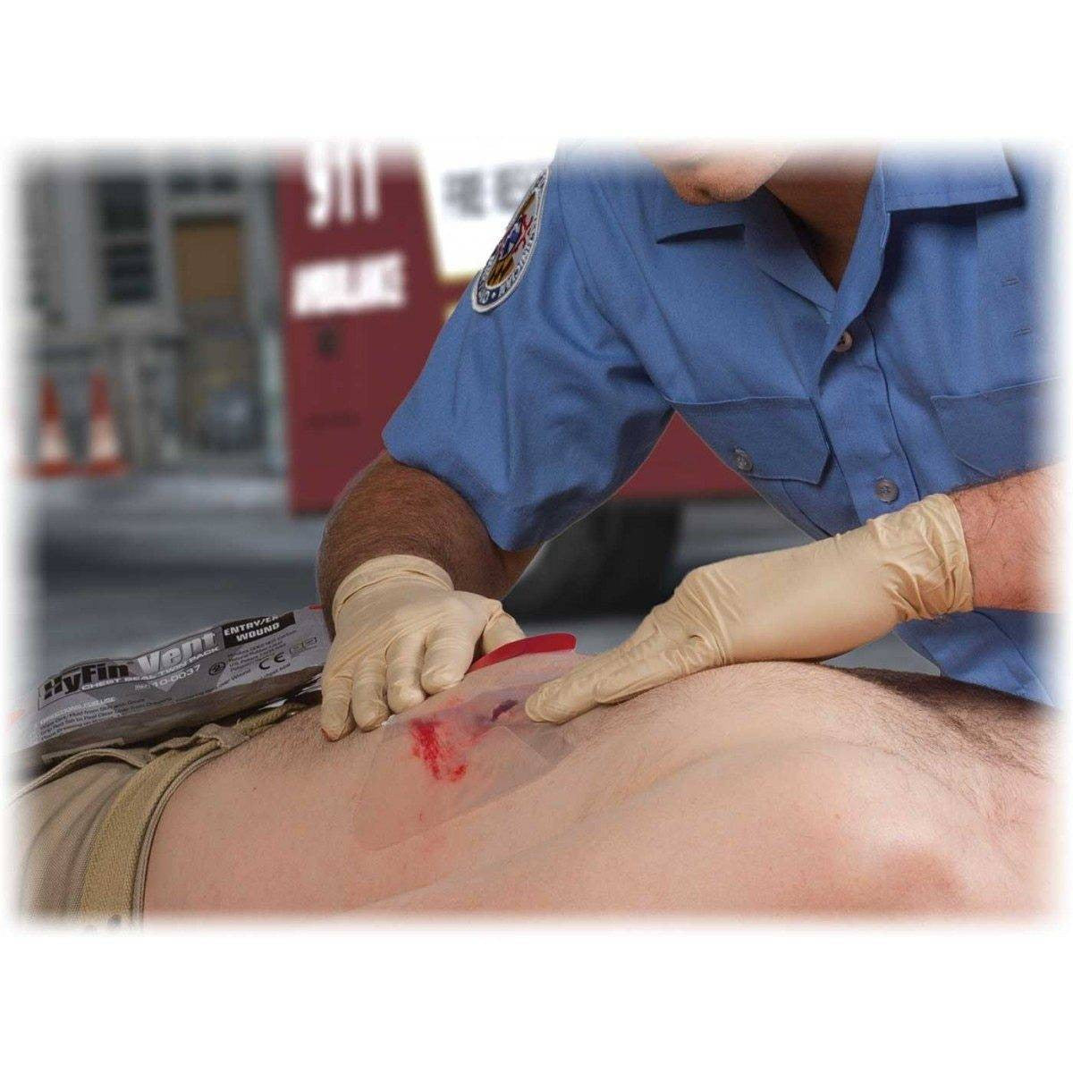 North American Rescue HyFin Chest Seal - Twin Pack