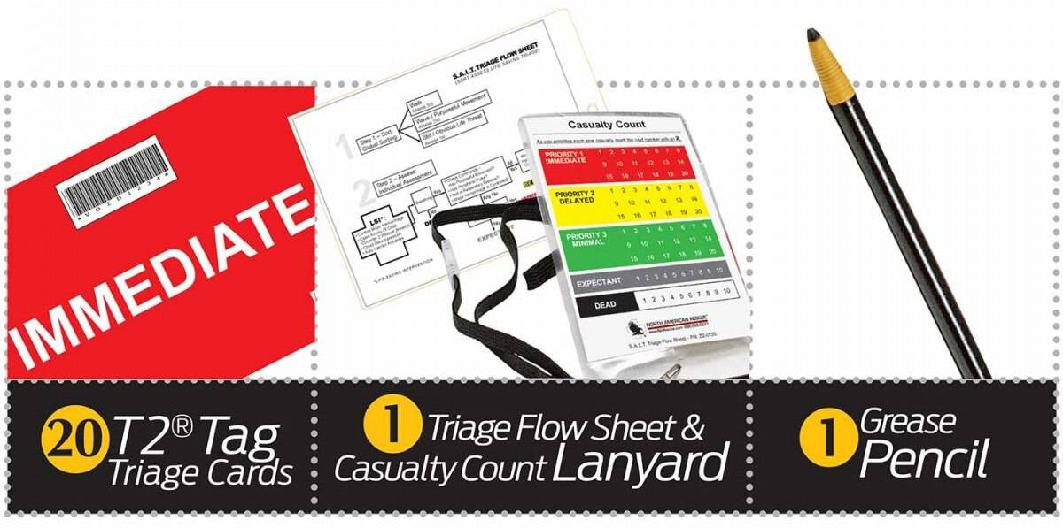 North American Rescue T2 Triage Officer Kit