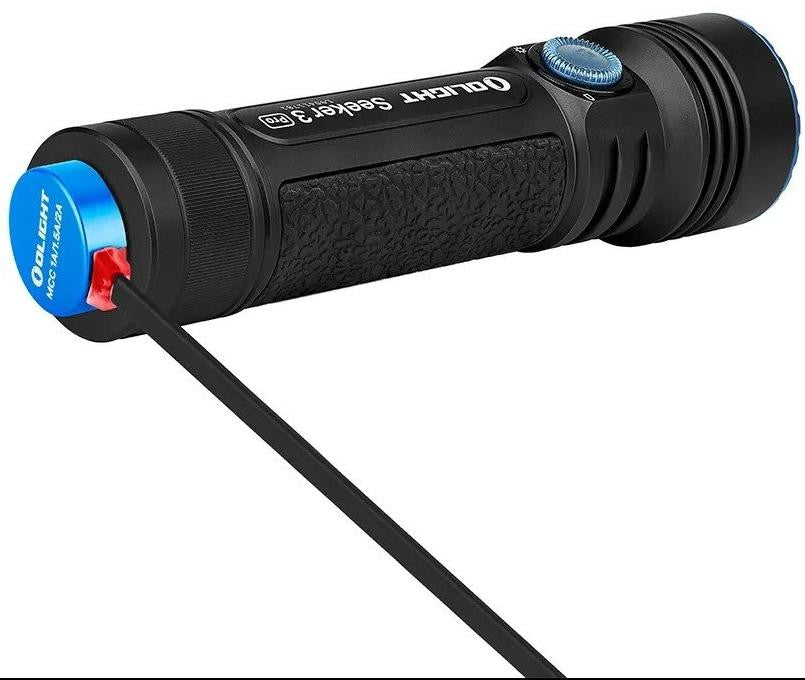 Olight Black Seeker 3 Pro Bright Flashlight