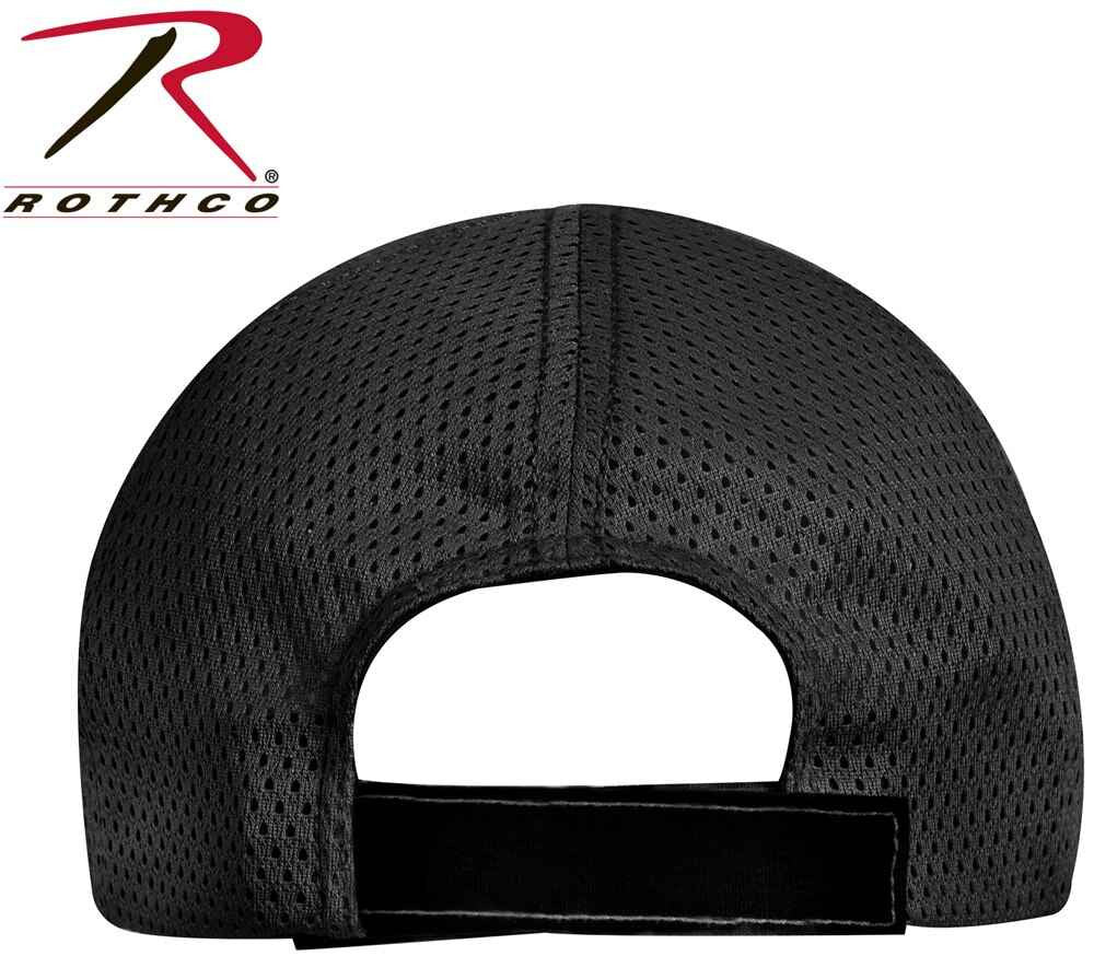 Rothco Black Mesh Back Thin Blue Line Flag Tactical Cap