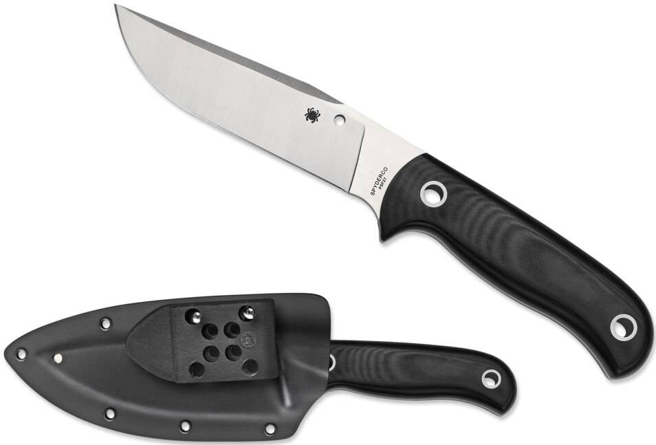 Spyderco Bradley Bowie Knife With Sheath