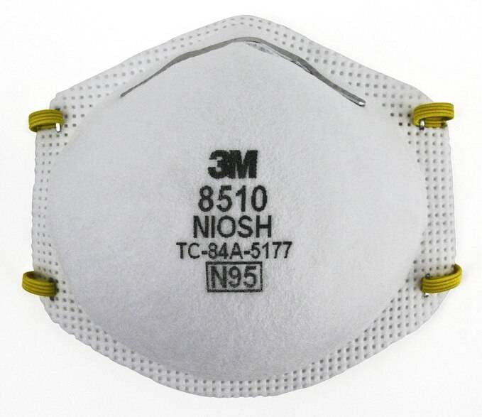  3M 8510 N95 Cool Flow Particulate Respirator - 10 Pack