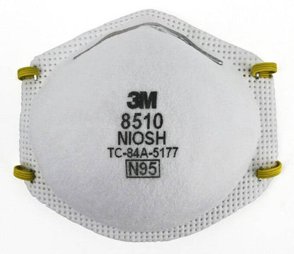  3M 8510 N95 Cool Flow Particulate Respirator - 10 Pack