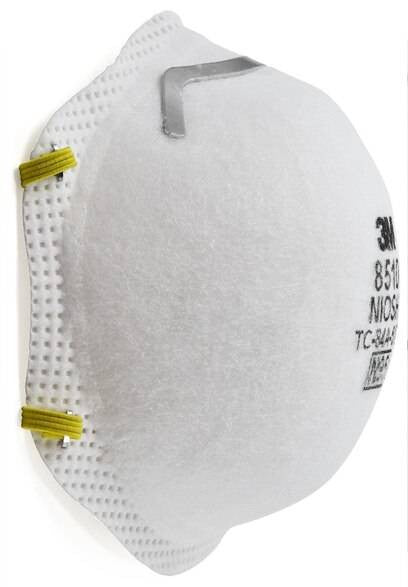 3M 8510 N95 Cool Flow Particulate Respirator - 10 Pack