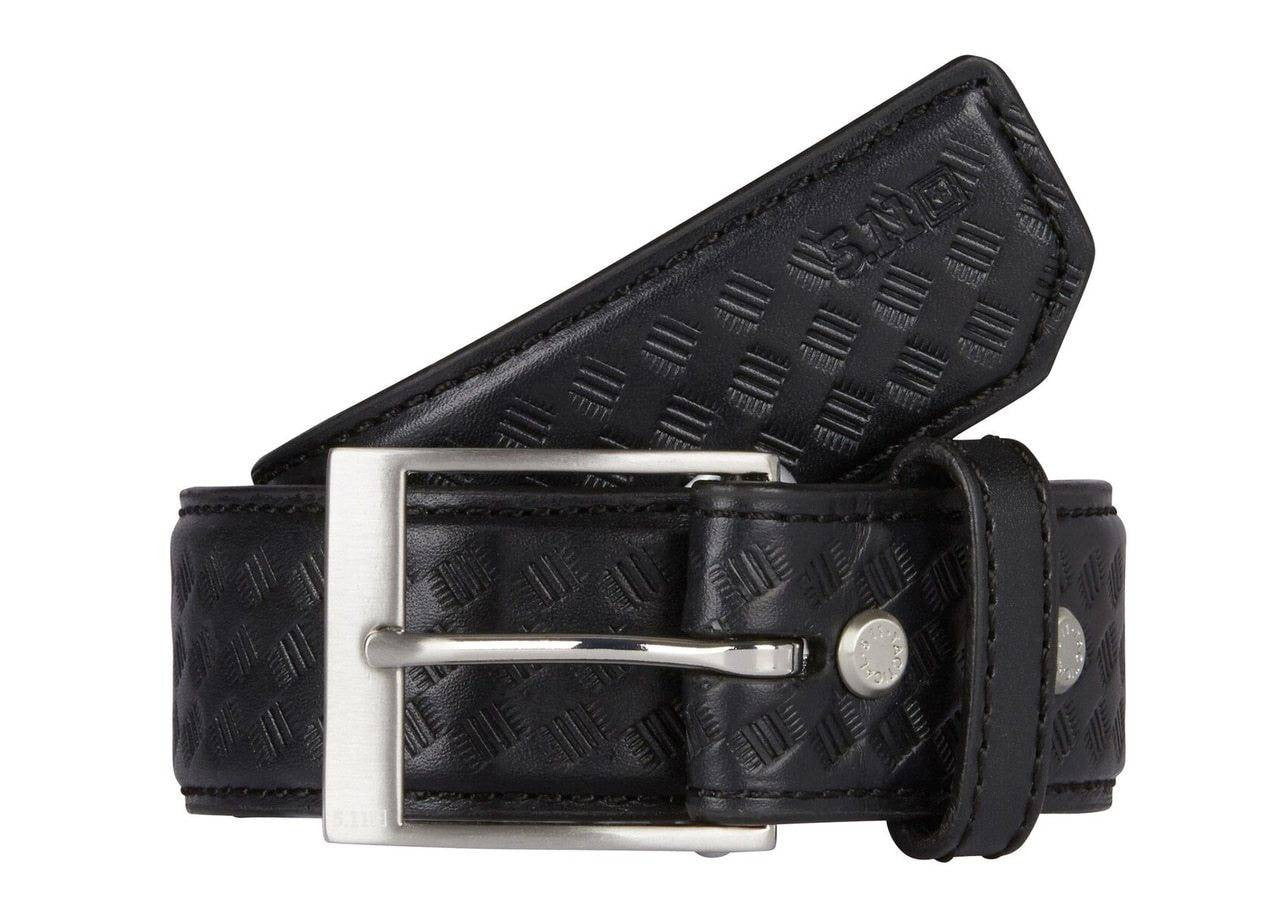  5.11 Tactical 1.5" Basketweave Leather Belt 59503