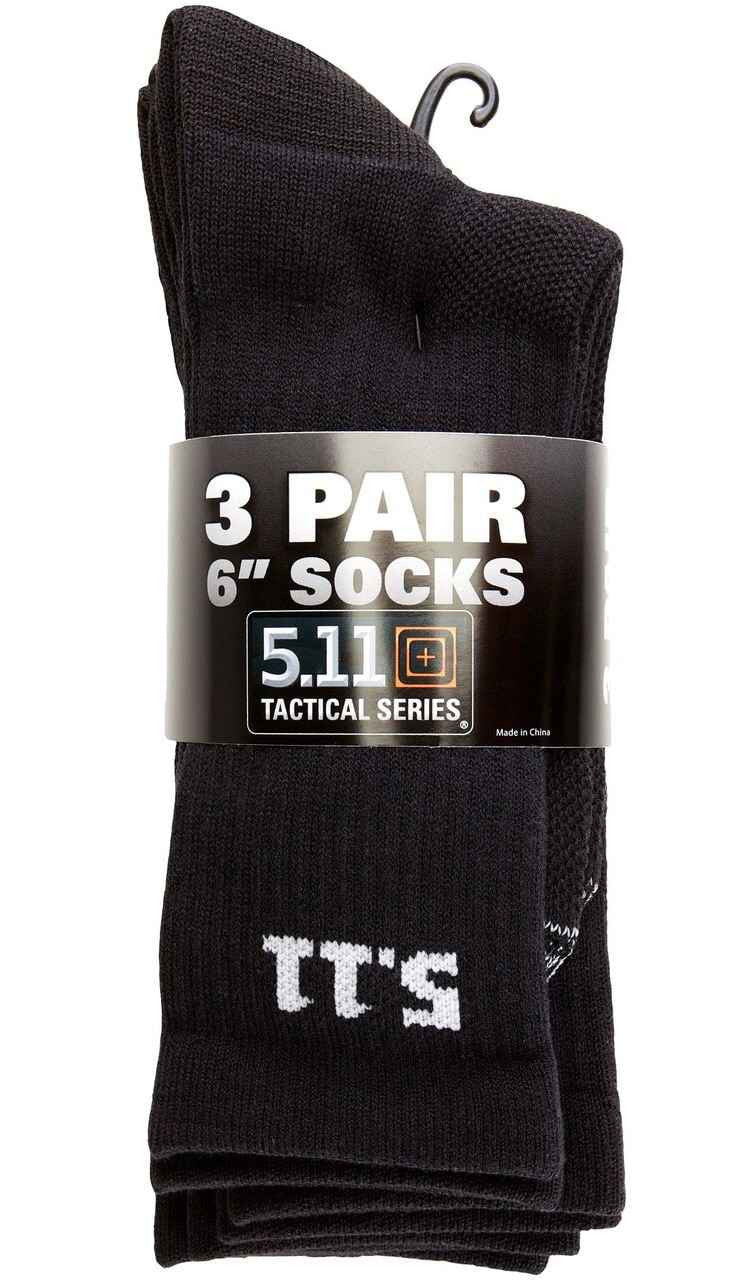  5.11 Tactical 6" Sock 3-Pack 50078