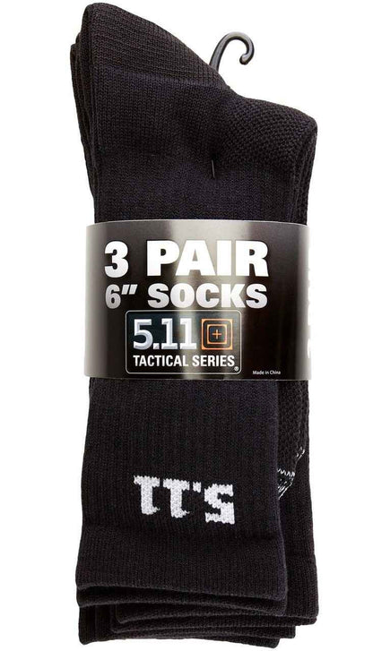  5.11 Tactical 6" Sock 3-Pack 50078