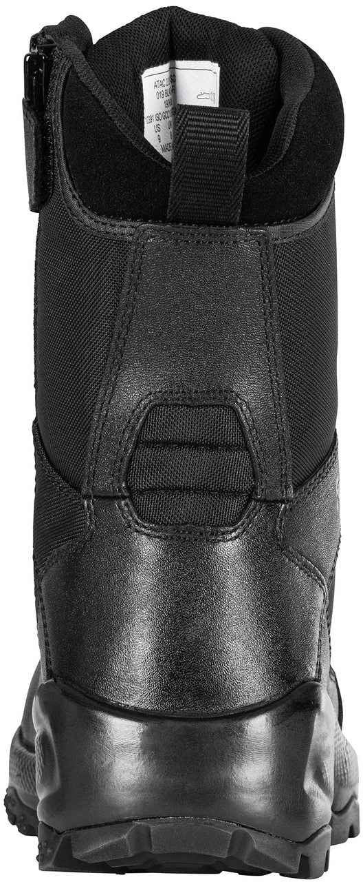  5.11 Tactical Men's A.T.A.C. 2.0 8" Side Zip Black Boot 12391