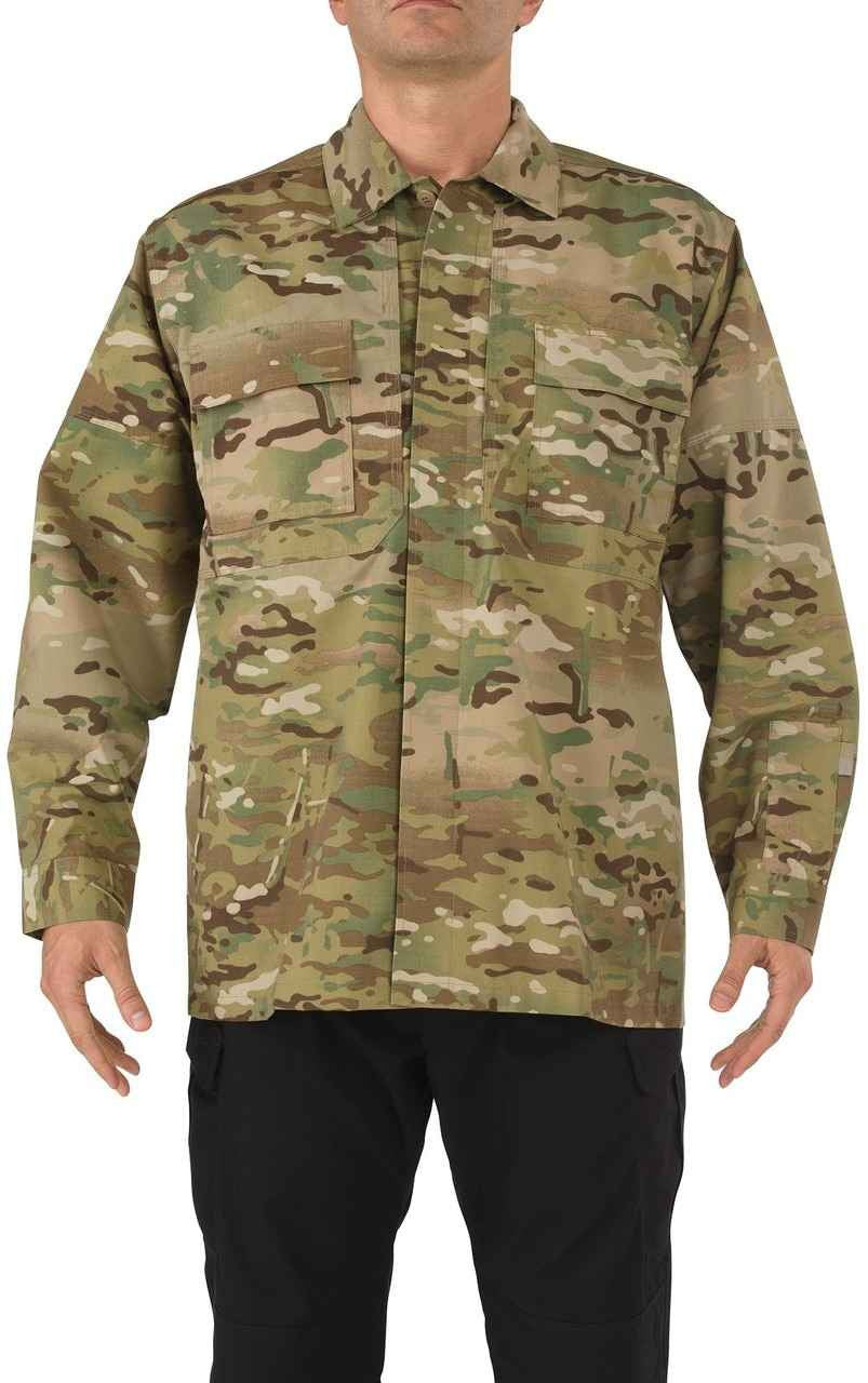  5.11 Tactical Men's Multicam TDU Long Sleeve Shirt 72013
