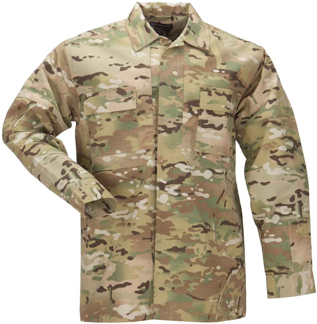  5.11 Tactical Men's Multicam TDU Long Sleeve Shirt 72013