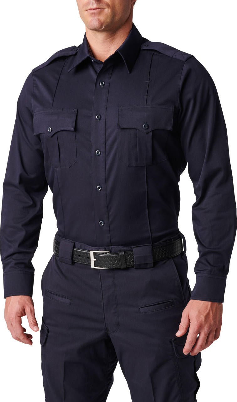  5.11 Tactical Men's NYPD Stryke Twill Long Sleeve Uniform Shirt 72541