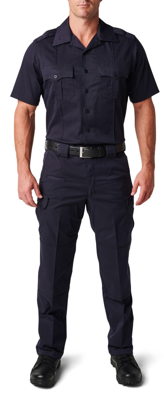  5.11 Tactical Men's NYPD Stryke Twill Short Sleeve Uniform Shirt 71401