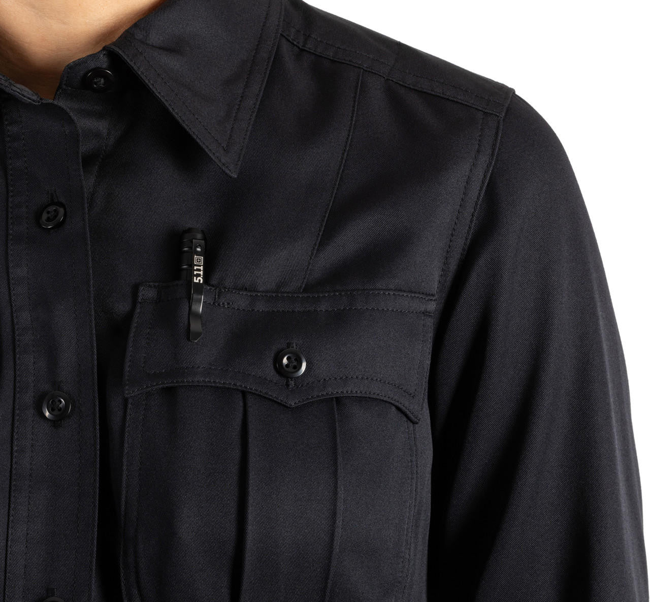  5.11 Tactical Women's Class A Fast-Tac Twill Long Sleeve Uniform Shirt 62396