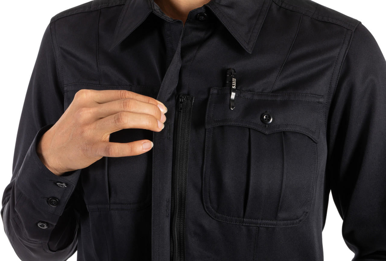  5.11 Tactical Women's Class A Fast-Tac Twill Long Sleeve Uniform Shirt 62396