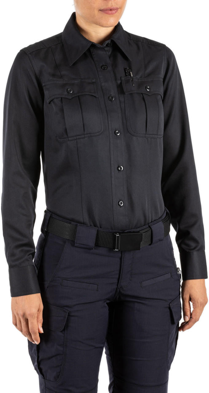  5.11 Tactical Women's Class A Fast-Tac Twill Long Sleeve Uniform Shirt 62396
