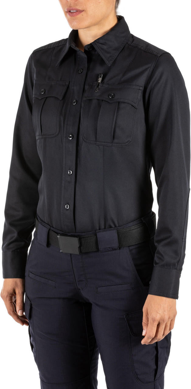  5.11 Tactical Women's Class A Fast-Tac Twill Long Sleeve Uniform Shirt 62396