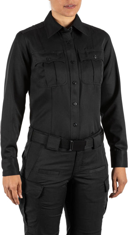  5.11 Tactical Women's Class A Fast-Tac Twill Long Sleeve Uniform Shirt 62396