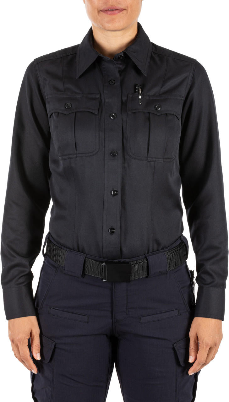  5.11 Tactical Women's Class A Fast-Tac Twill Long Sleeve Uniform Shirt 62396