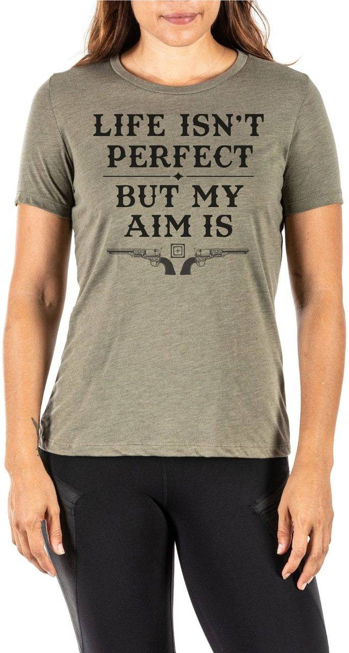  5.11 Tactical Women's Life Isn't Perfect T-Shirt 31022RPW