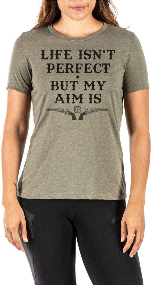  5.11 Tactical Women's Life Isn't Perfect T-Shirt 31022RPW