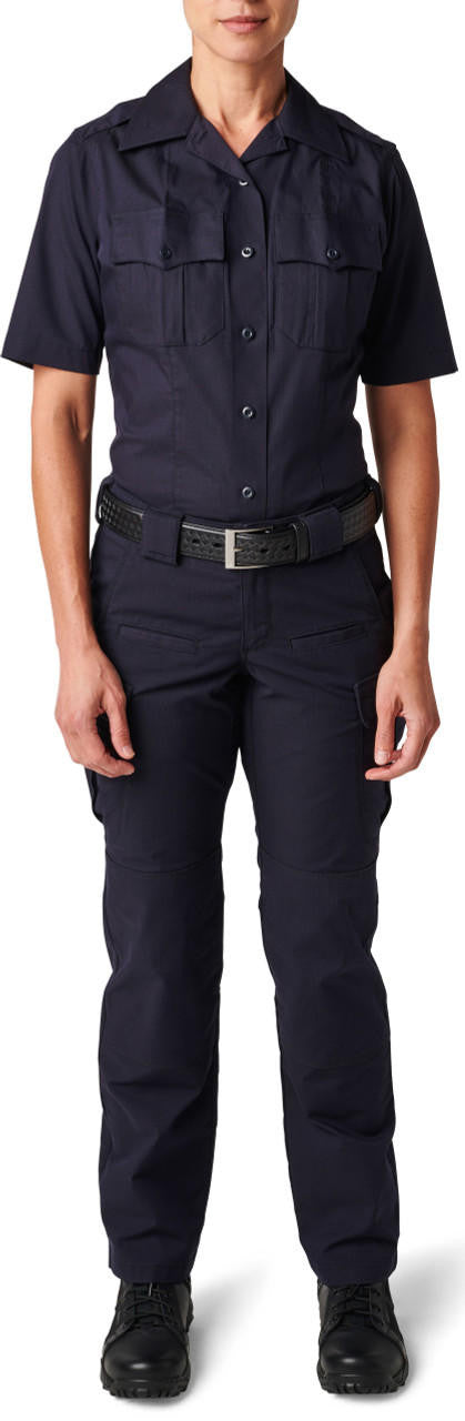  5.11 Tactical Women's NYPD Stryke RipStop Short Sleeve Uniform Shirt 61335