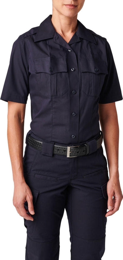  5.11 Tactical Women's NYPD Stryke RipStop Short Sleeve Uniform Shirt 61335
