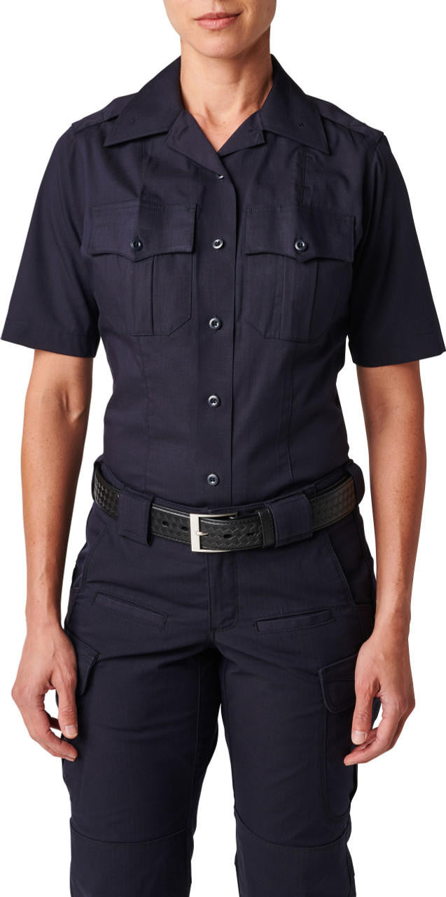  5.11 Tactical Women's NYPD Stryke RipStop Short Sleeve Uniform Shirt 61335