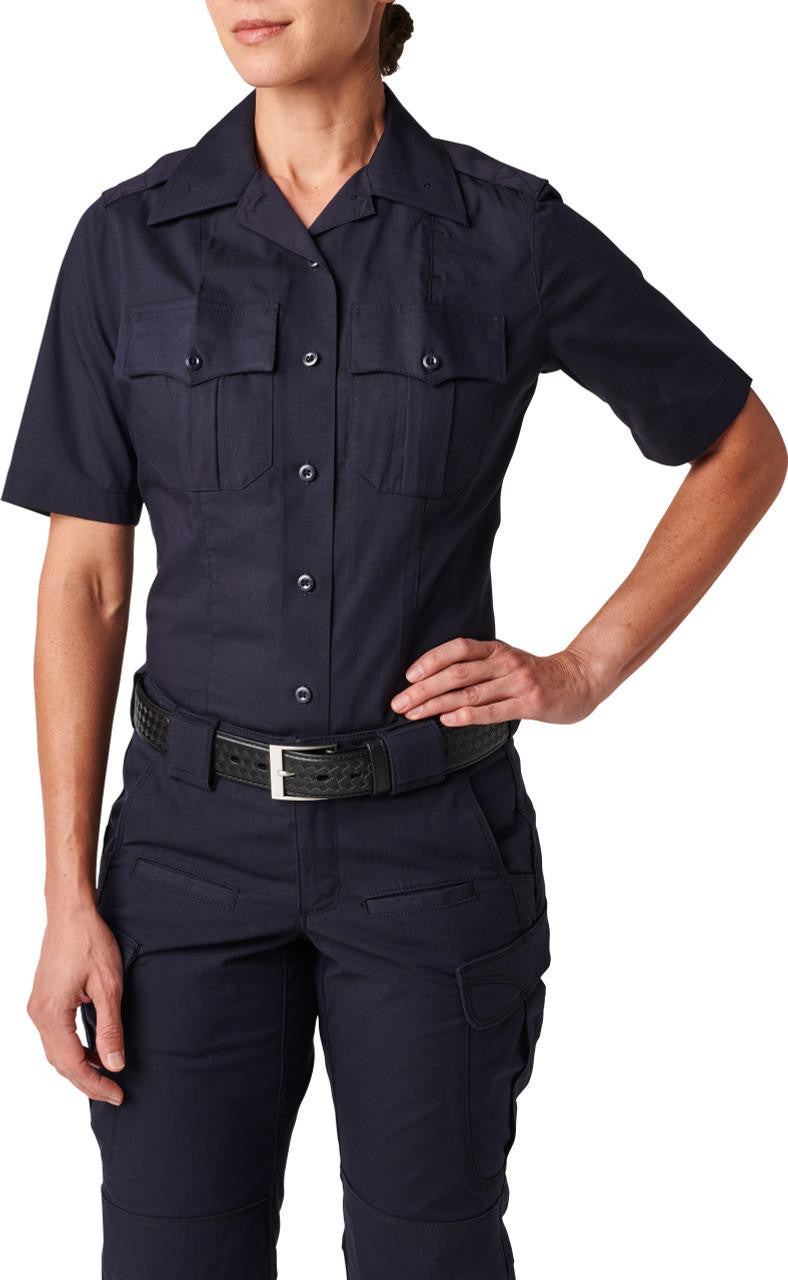  5.11 Tactical Women's NYPD Stryke RipStop Short Sleeve Uniform Shirt 61335