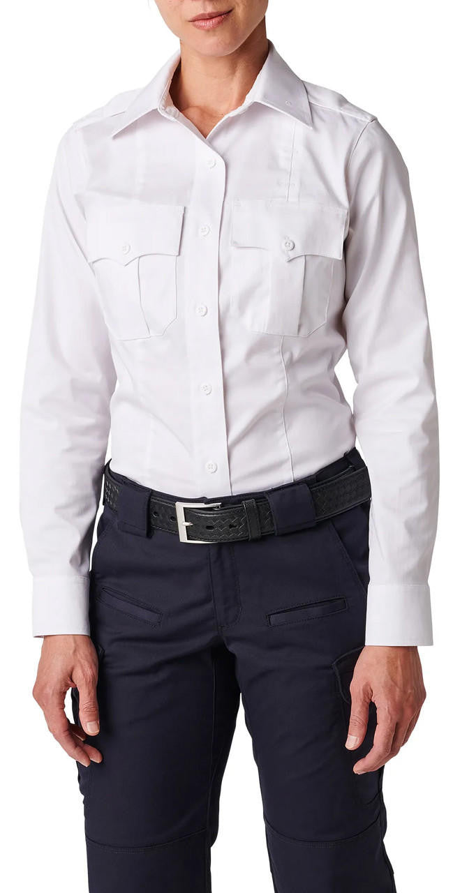 5.11 Tactical Women's NYPD Stryke Twill Long Sleeve Uniform Shirt 62418