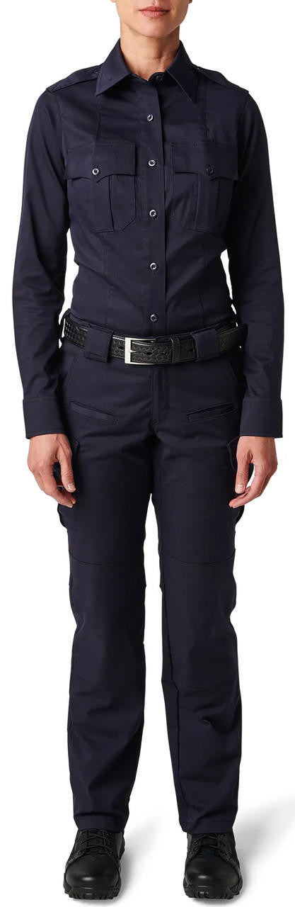  5.11 Tactical Women's NYPD Stryke Twill Long Sleeve Uniform Shirt 62418